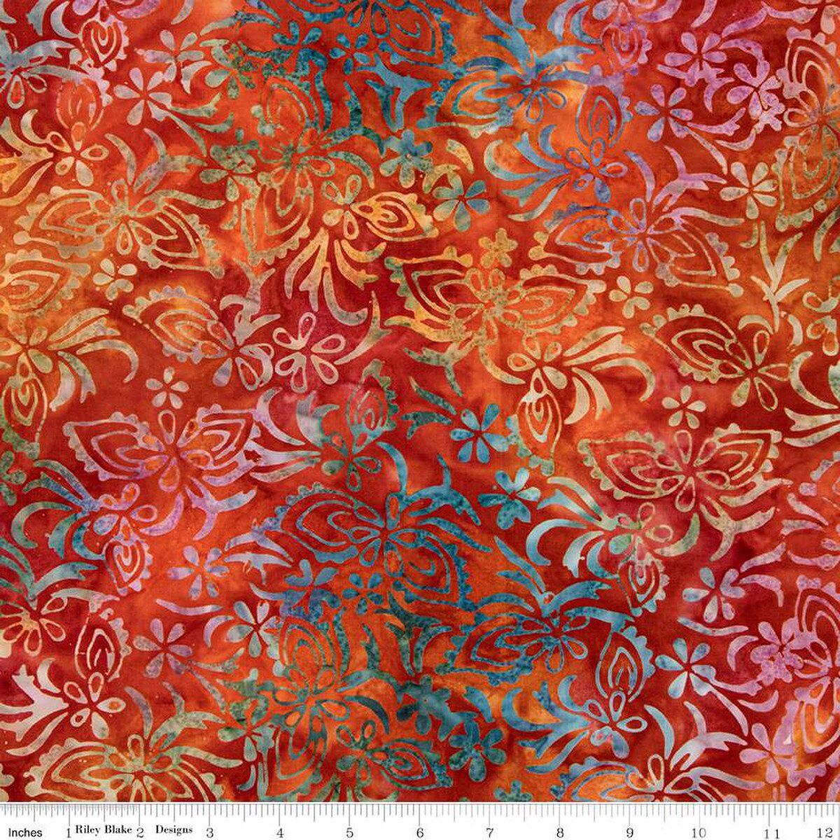 Riley Blake Batiks Warm Rain  BT23032-246 Marmalade Splash Online