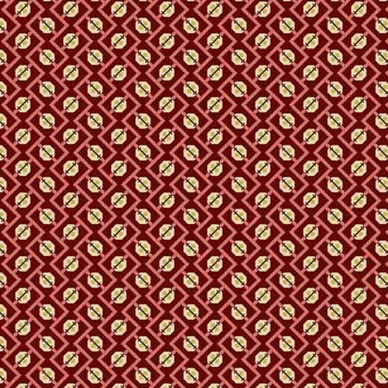 Andover Fabrics Primrose Medallion A 527 NE Ruby Online