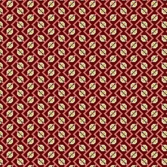 Andover Fabrics Primrose Medallion A 527 NE Ruby Online