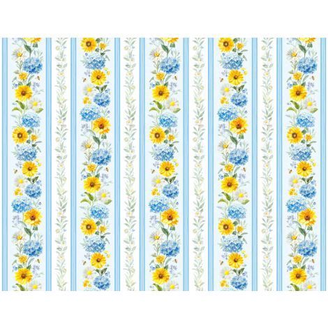 Wilmington Prints Bees &amp; Blooms 1077 89281 415 Multi Online