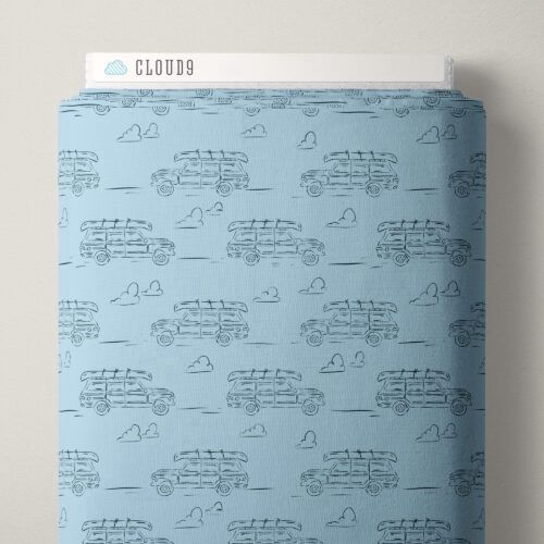 Cloud9 Fabrics Camp Canine 228119 Blue Online