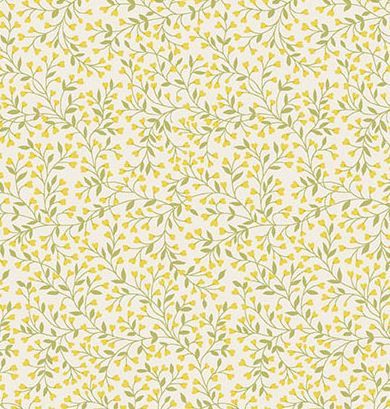 Makower UK Petite Fleur MU-186-Y Yellow Online