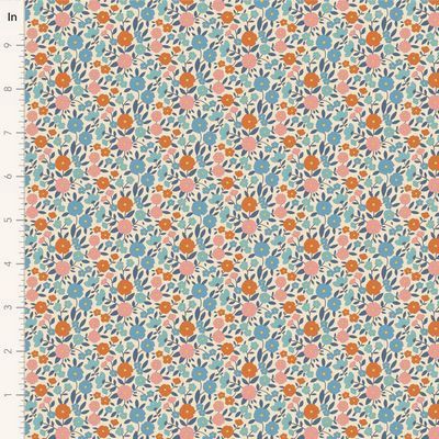 Tilda Fabrics Wallflower TIL100615 V15 Blue Online