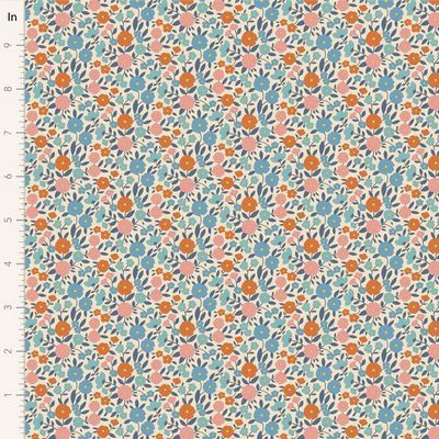 Tilda Fabrics Wallflower TIL100615 V15 Blue Online
