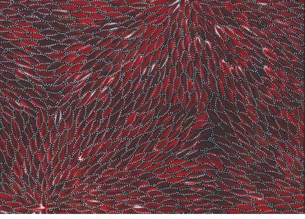 M&amp;S Textiles Australia Bush Medicine Leaves BUMLBU Burgundy Online