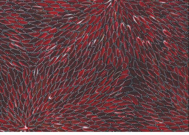 M&amp;S Textiles Australia Bush Medicine Leaves BUMLBU Burgundy Online