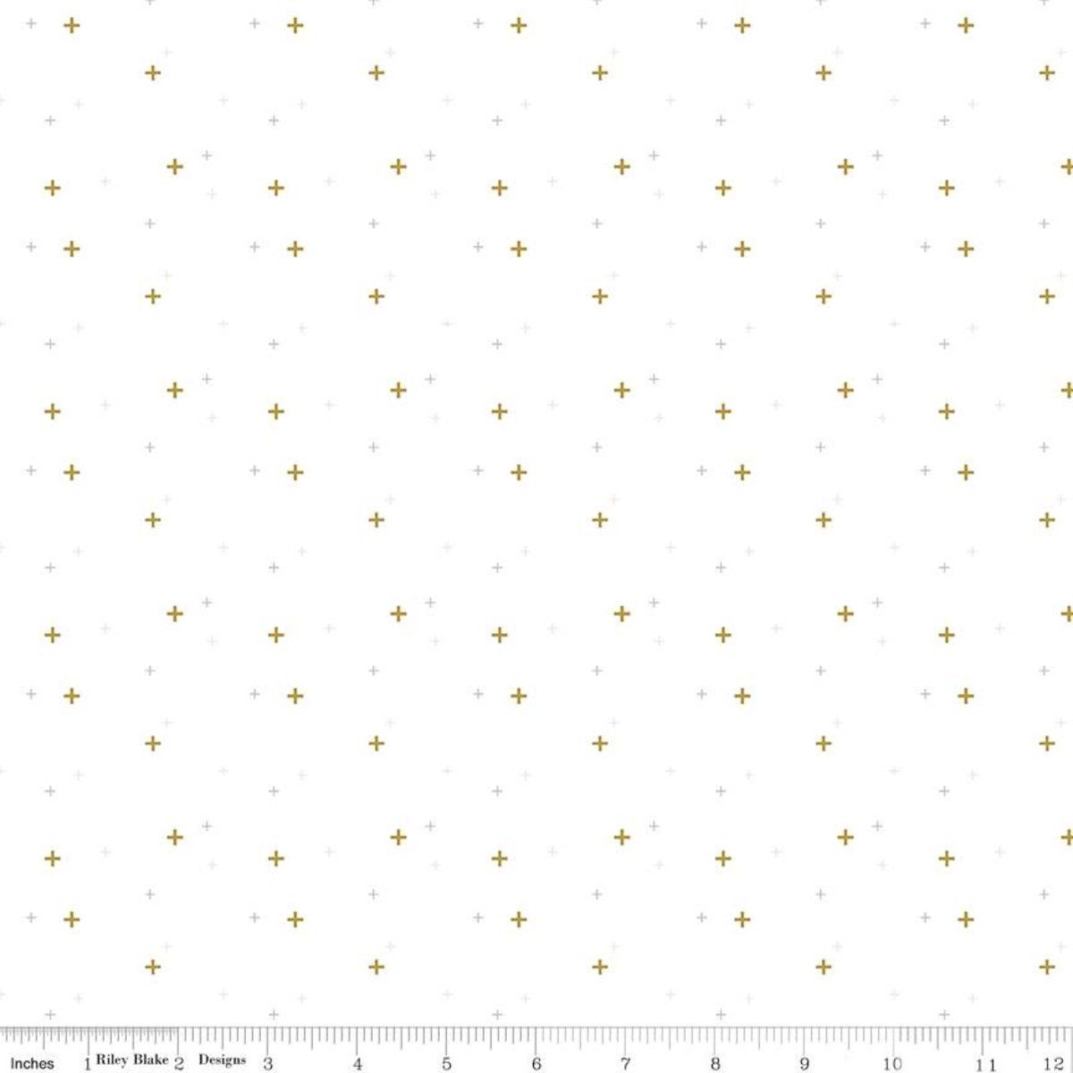 Riley Blake Sparkler SC650 White Online