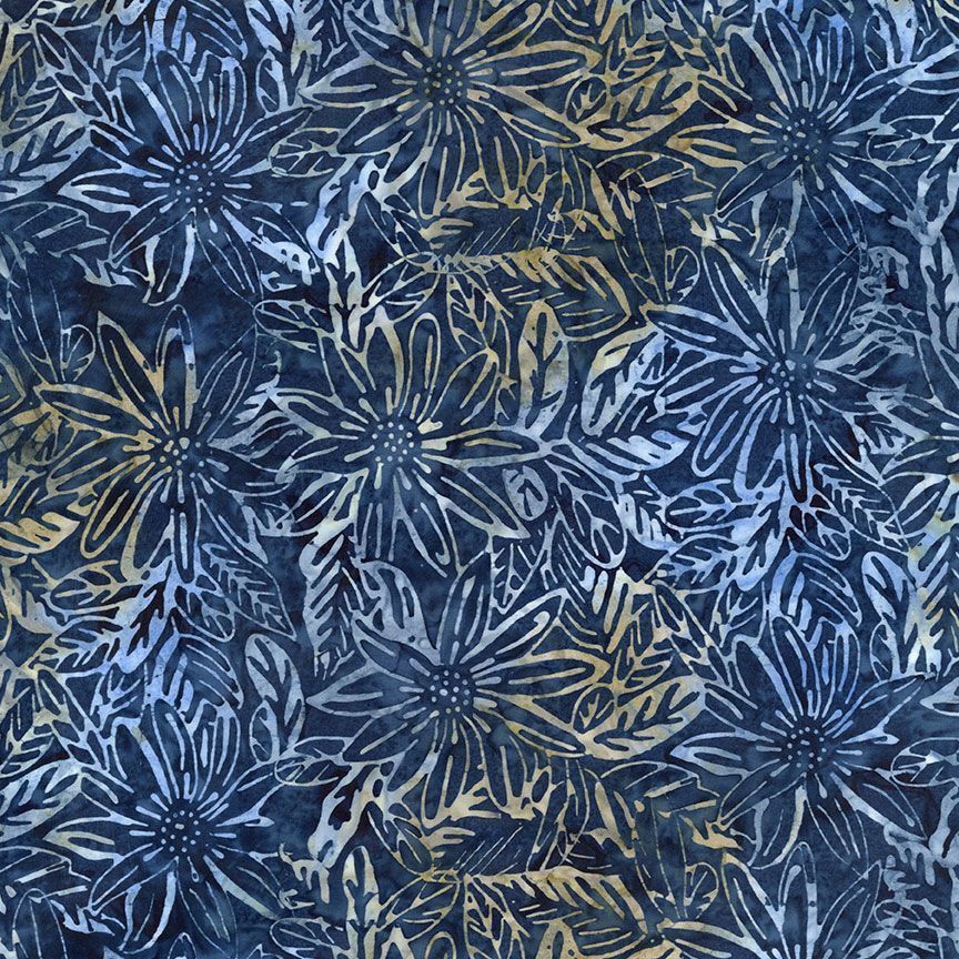 Timeless Treasures Tonga Batiks Moonlit B3075 Indigo Online