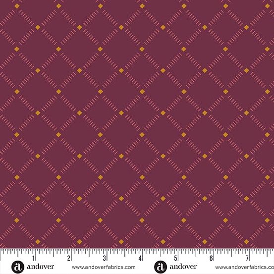 Andover Fabrics Meadow Walk A1343P Raspberry Online