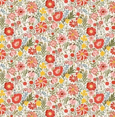 In The Beginning Fabrics Lovelies 3LOV 1 Red Online