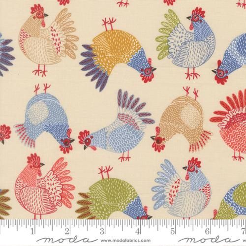 Moda Fabrics The Henhouse  48433 11 Cloud Online