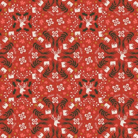 Cotton+Steel Tinsel on the Trail AC602-HO2M Holly Metallic Online