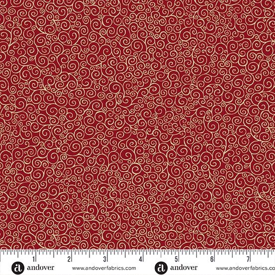 Makower UK Good Tidings MU-109-R Red Online