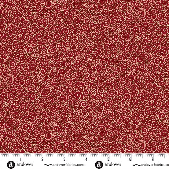 Makower UK Good Tidings MU-109-R Red Online