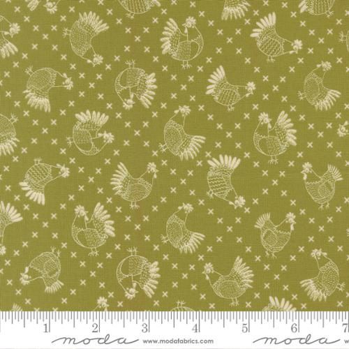 Moda Fabrics The Henhouse 48434 15 Grass Online