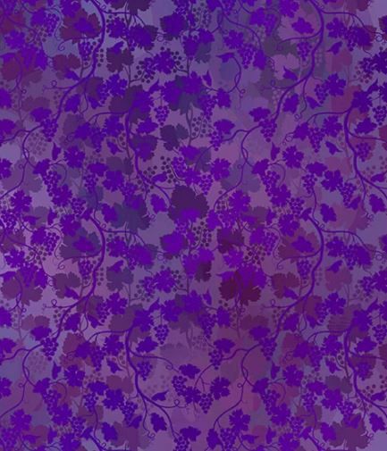 In The Beginning Fabrics All PNW Shop Hop 2026 Grape Vines 266OR 1 Purple Online