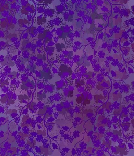 In The Beginning Fabrics All PNW Shop Hop 2026 Grape Vines 266OR 1 Purple Online