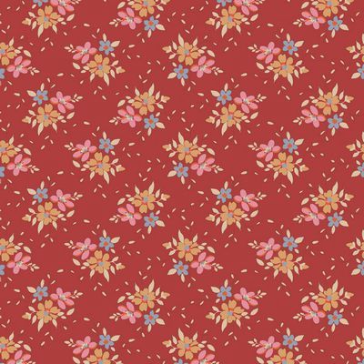 Tilda Fabrics Creating Memories Frida Red TIL130150 Online