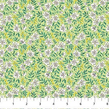 FIGO Fabrics Pocket Posies 91199-70 Green Online