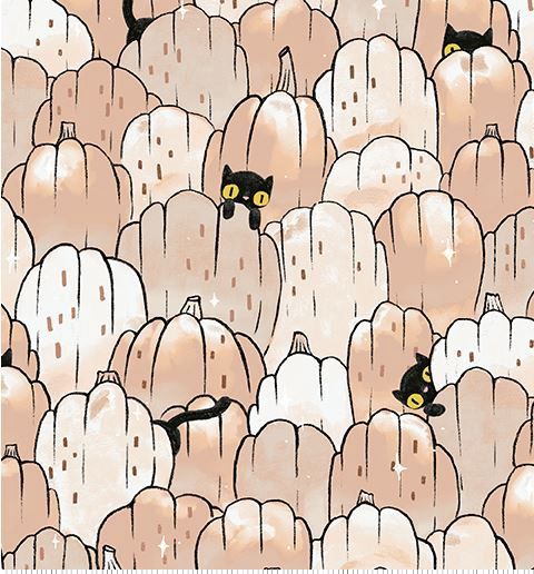 Benartex Spellbound 17131-02 White Pumpkin Online