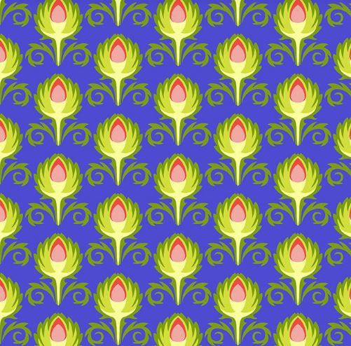 FreeSpirit Fabrics Vegetable Patch PWJS175.BLUE Online