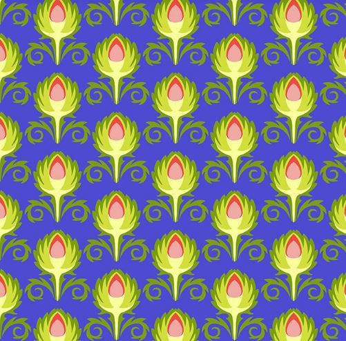 FreeSpirit Fabrics Vegetable Patch PWJS175.BLUE Online