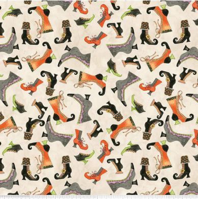 Riley Blake Ghoul Friends C16052 Cream Online