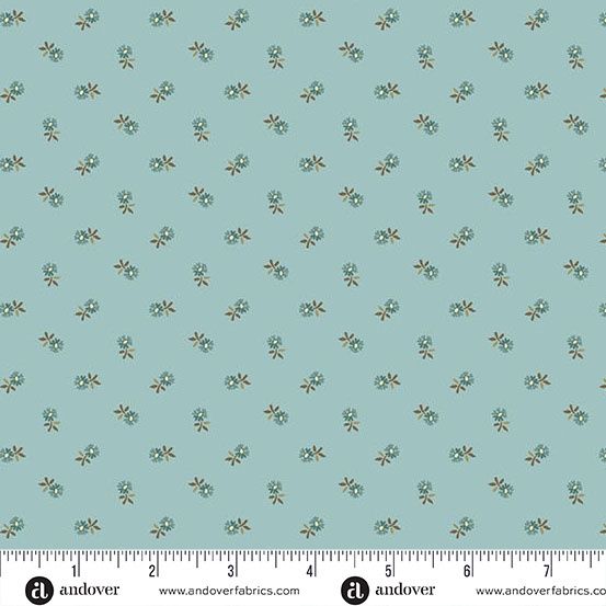 Andover Fabrics Dahlia  A-1383-LB Sky Blue Online