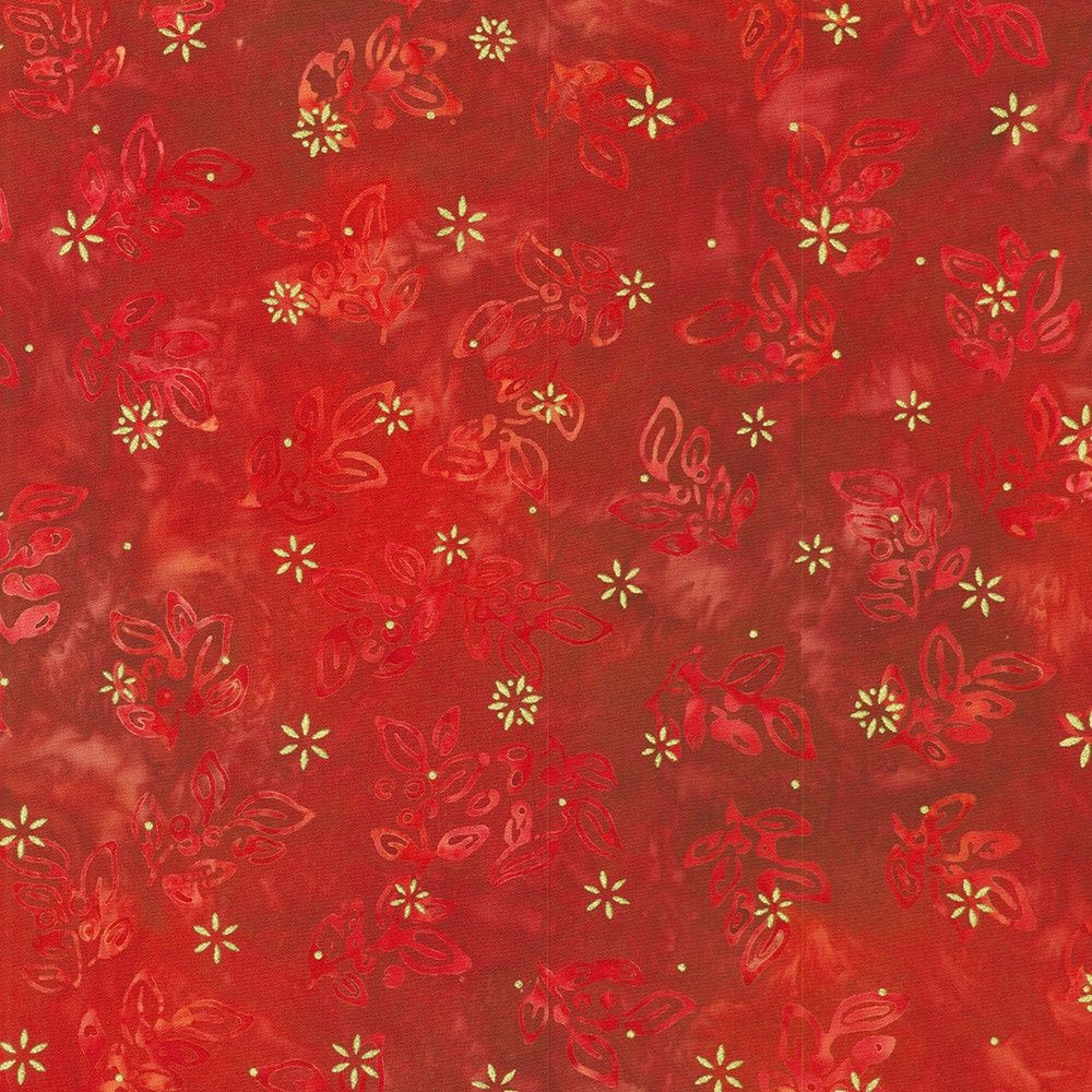 Robert Kaufman Artisan Batiks: Twinkle Lights AMDM-23155-113 Cranberry Online
