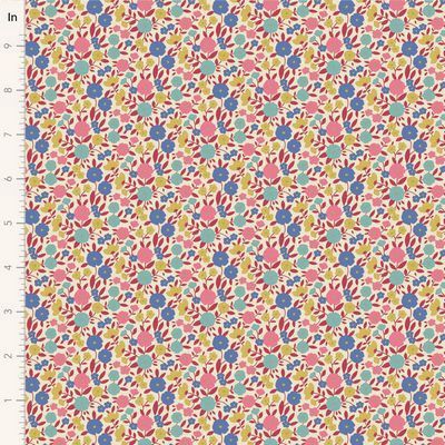 Tilda Fabrics Wallflower TIL100614 V15 Red Online