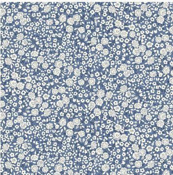 Makower UK Petite Fleur MU-182-B Blue Online