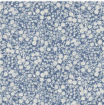 Makower UK Petite Fleur MU-182-B Blue Online