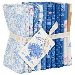 PRE-ORDER Tilda Fabrics Something Blue Fat Qtr Bundl TIL300264