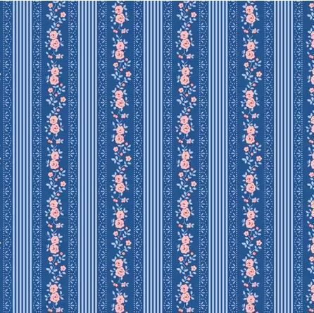 PRE-ORDER Tilda Fabrics Something Blue TIL110167 Denim Online