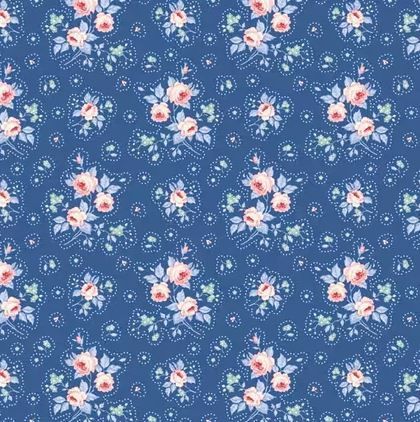 PRE-ORDER Tilda Fabrics Something Blue TIL100679 Denim Online