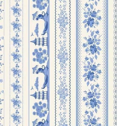 PRE-ORDER Tilda Fabrics Something Blue TIL110170 Blue Online