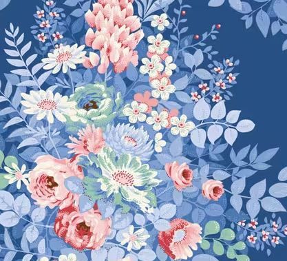 PRE-ORDER Tilda Fabrics Something Blue TIL100675 Night Online