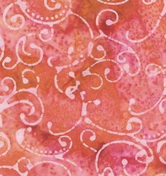 Anthology Fabrics Forever Spring Batik 3734Q-X Clementine Online