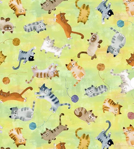 Windham Fabrics Cats Around Town 55001-5 Online