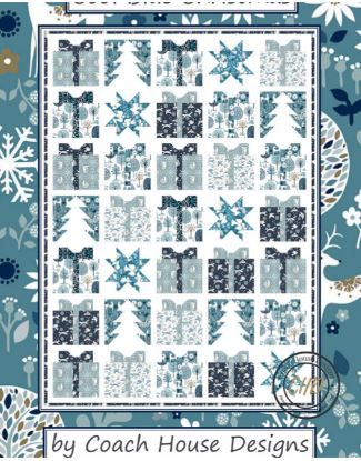 Coach House Designs Cool Blue Christmas Pattern CHD-2552