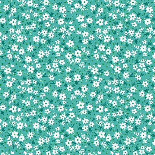 Benartex Snow Fall 17040-24 Aqua Online