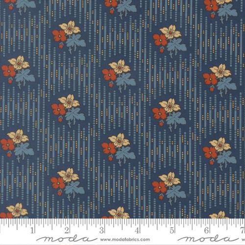 Moda Fabrics Pamelias Path 47551 12 Indigo Online