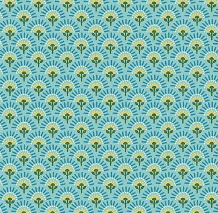 Andover Fabrics Whimsy A-1658-LB Turquoise Online