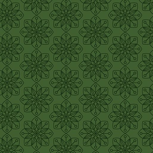Benartex Snow Fall 17043-46 Evergreen Online