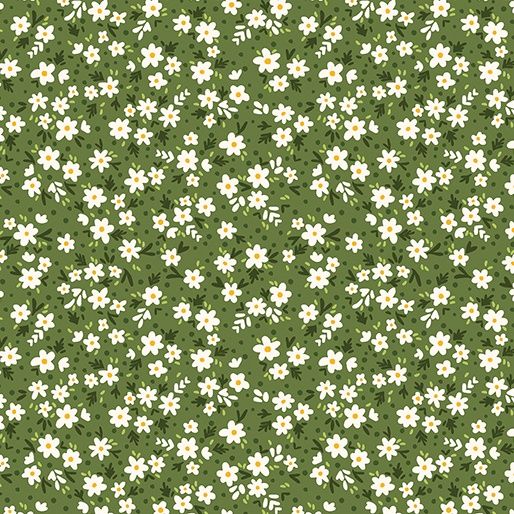 Benartex Snow Fall 17040-46 Evergreen Online