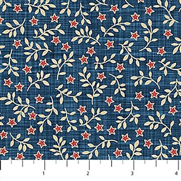 Northcott Fabrics Farmhouse Sampler 28608-48 Navy Online