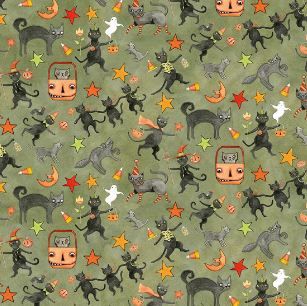 Riley Blake Designs Spooky C17572 Green Online