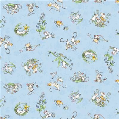 Clothworks Mouseplay Y4749-87 Light Denim Online