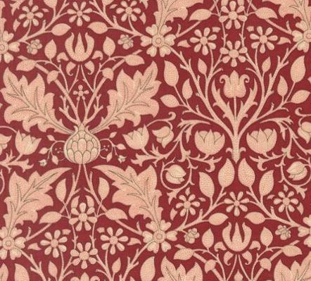 Moda Fabrics Morris Muse 13383 18 Russet Online
