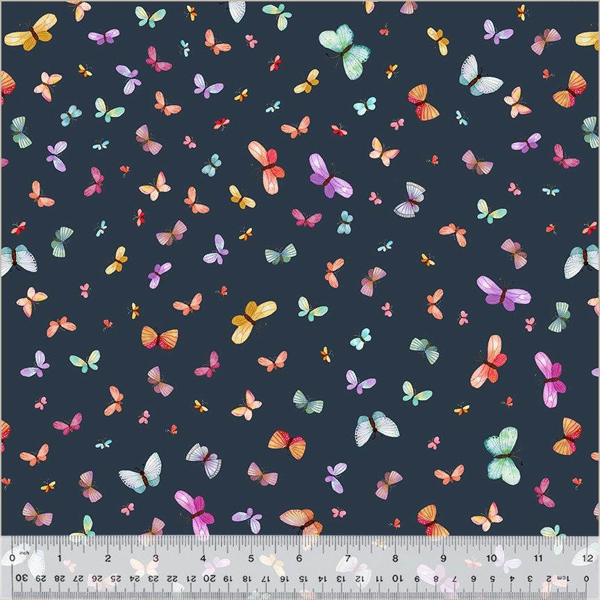 Windham Fabrics Wild Meadow 54391-1 Navy Online